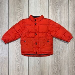 GAP Red/Orange Kids Puffer Jacket